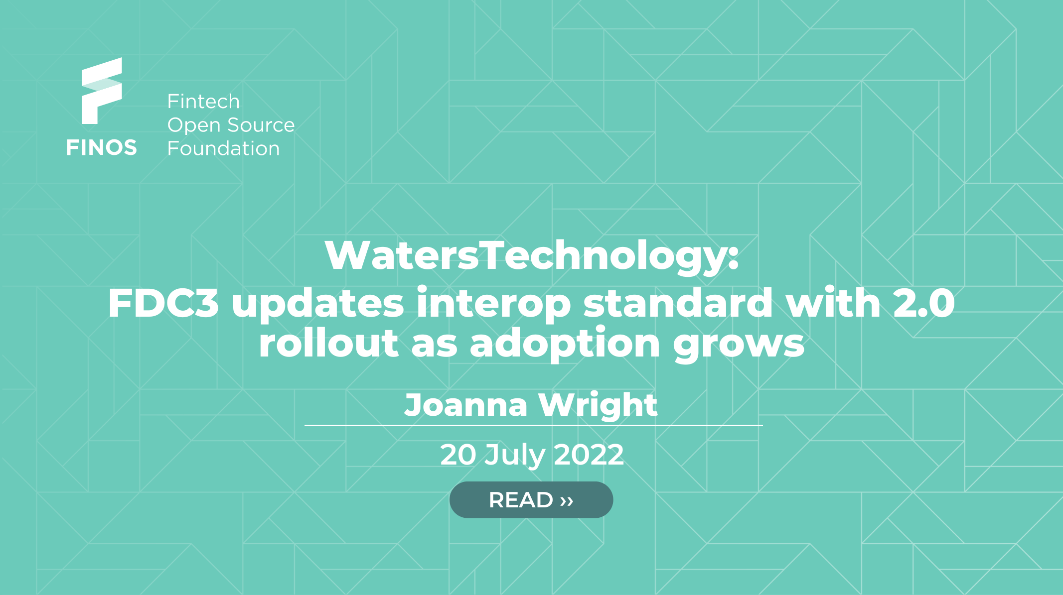FINOS Resource Center WatersTechnology FDC3 Updates Intro Standard